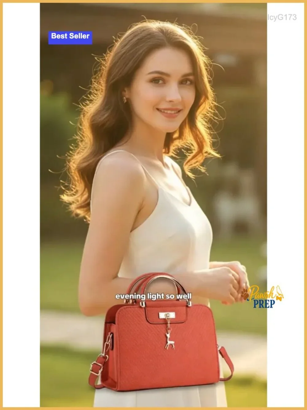 Small Croc Texture Satchel Handbag - Faux Leather Top Handle Purse Crossbody